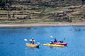 Kayac in Llachon. Puno Peru